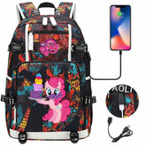 My Little Pony SchoolBag Backpack with USB Charging Port